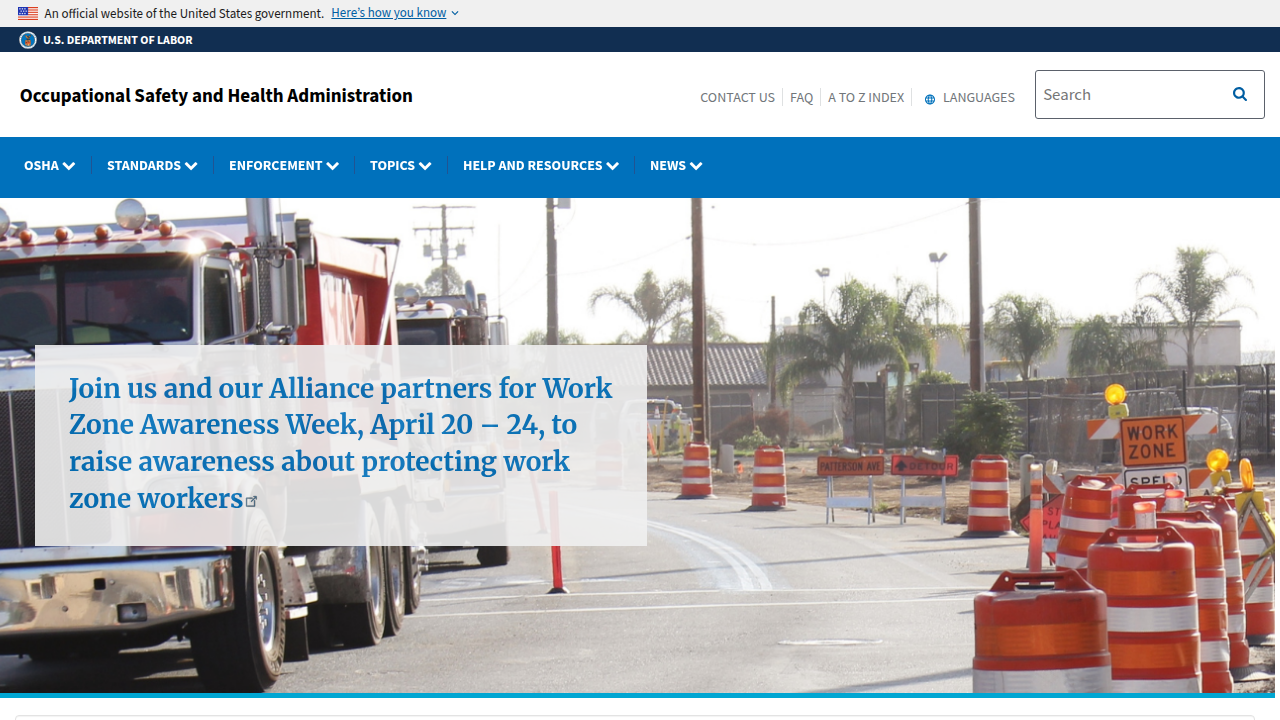 The official OSHA website provides resources and frameworks for integrating health and safety goals in the workplace.