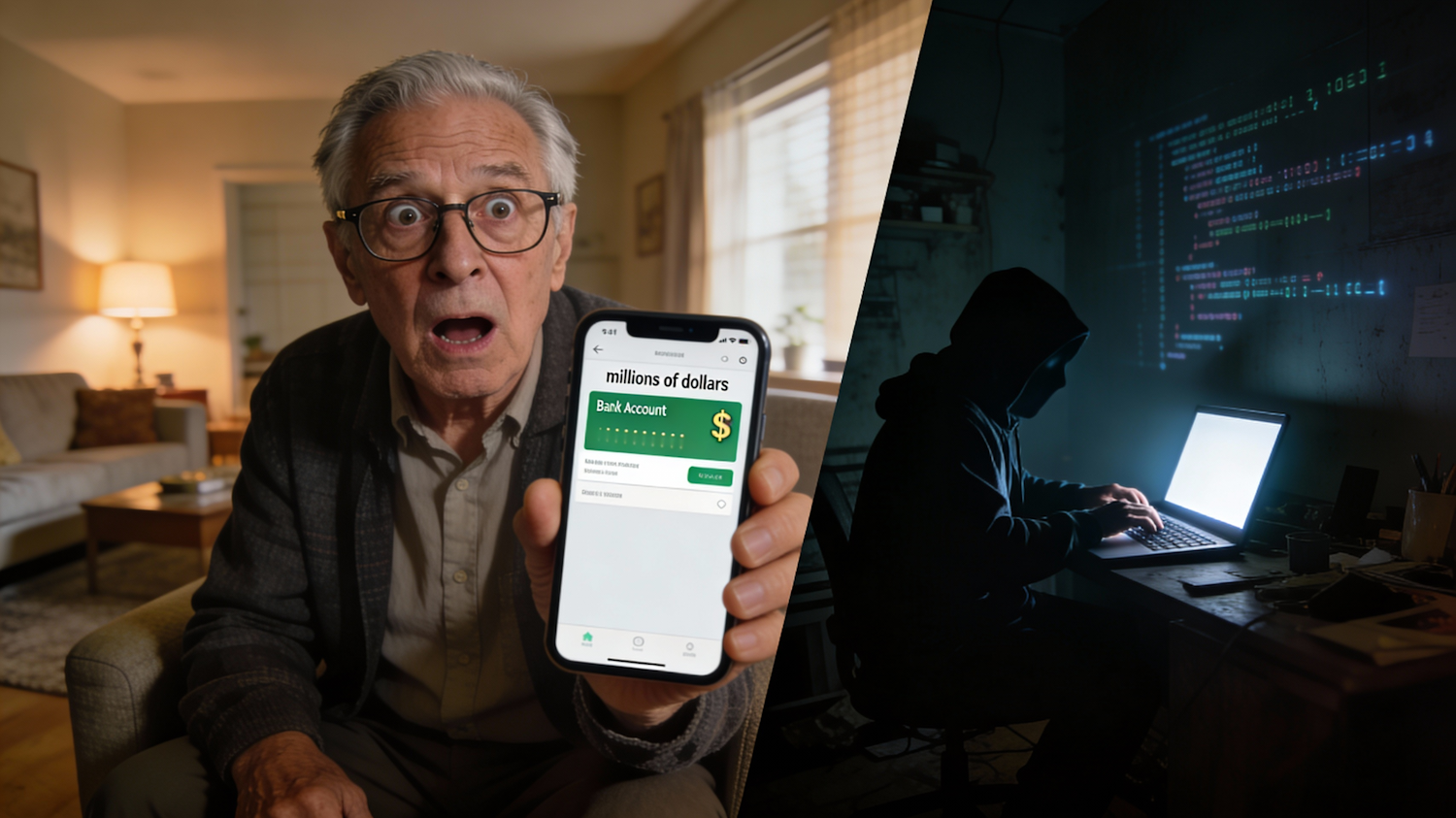 An individual looks concerned while interacting with a digital device, reflecting the common security problems faced by crypto users.