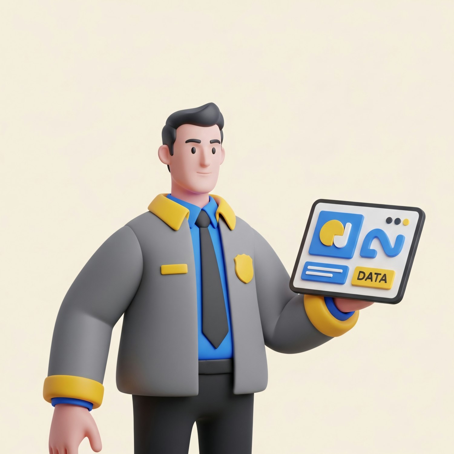 A person confidently and securely interacting with digital assets, symbolizing the trust and competence gained through risk management training.