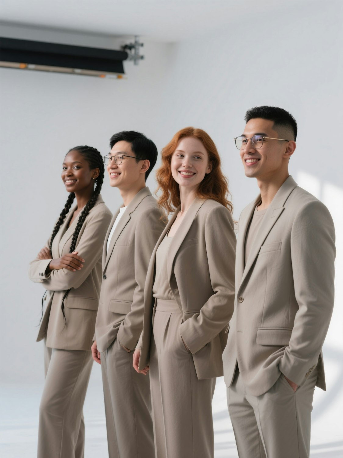 A diverse team of financial professionals intently discussing strategies in a modern office environment.